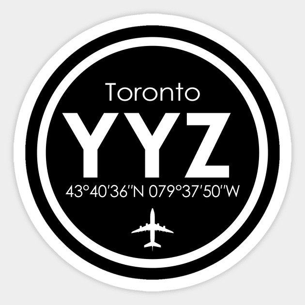 YYZ, Toronto Pearson International Airport Toronto Airport Sticker